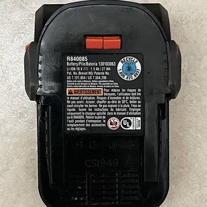 Ridgid R840085 Hyper Lithium Ion 1.5 Ah 18V Compact Battery